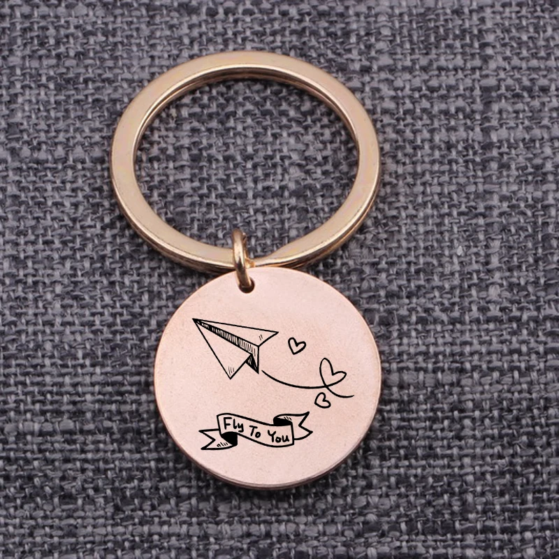Опциональный подарок для пары брелок ключей влюбленных с гравировкой | Украшения