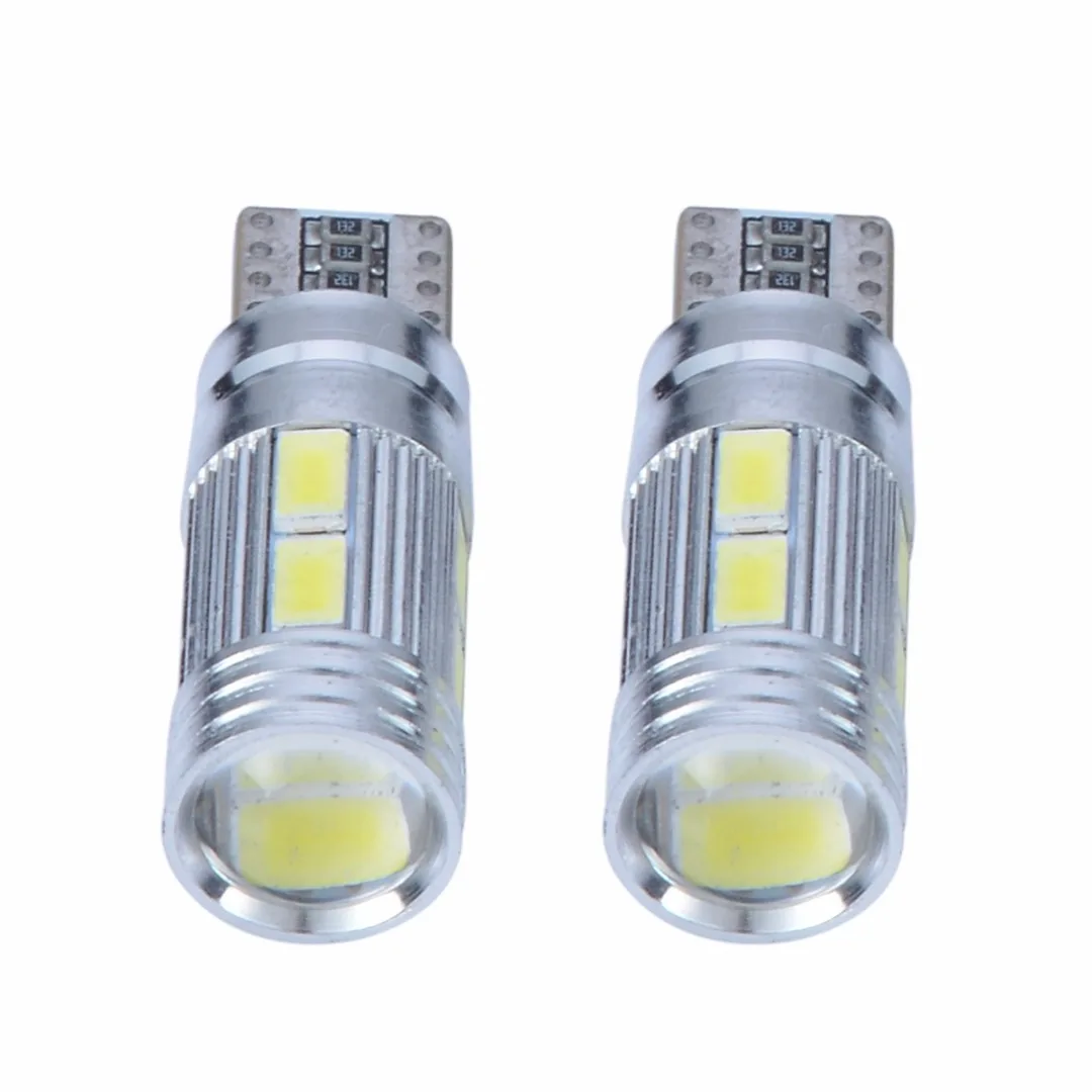 2X T10 автомобиля Ширина светильник лампочка W5W 5630 10 SMD СВЕТОДИОДНЫЙ Canbus Нет Ошибка
