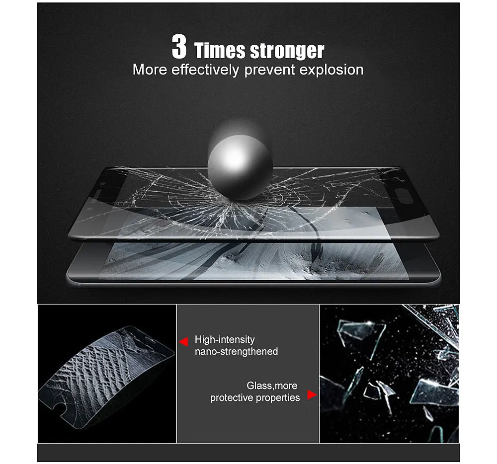 Для Xiaomi Mi Note 2 Закаленное стекло пленка 3D изогнутая поверхность Анти-взрыв полное покрытие Защитная пленка для Xiaomi Mi Note 2