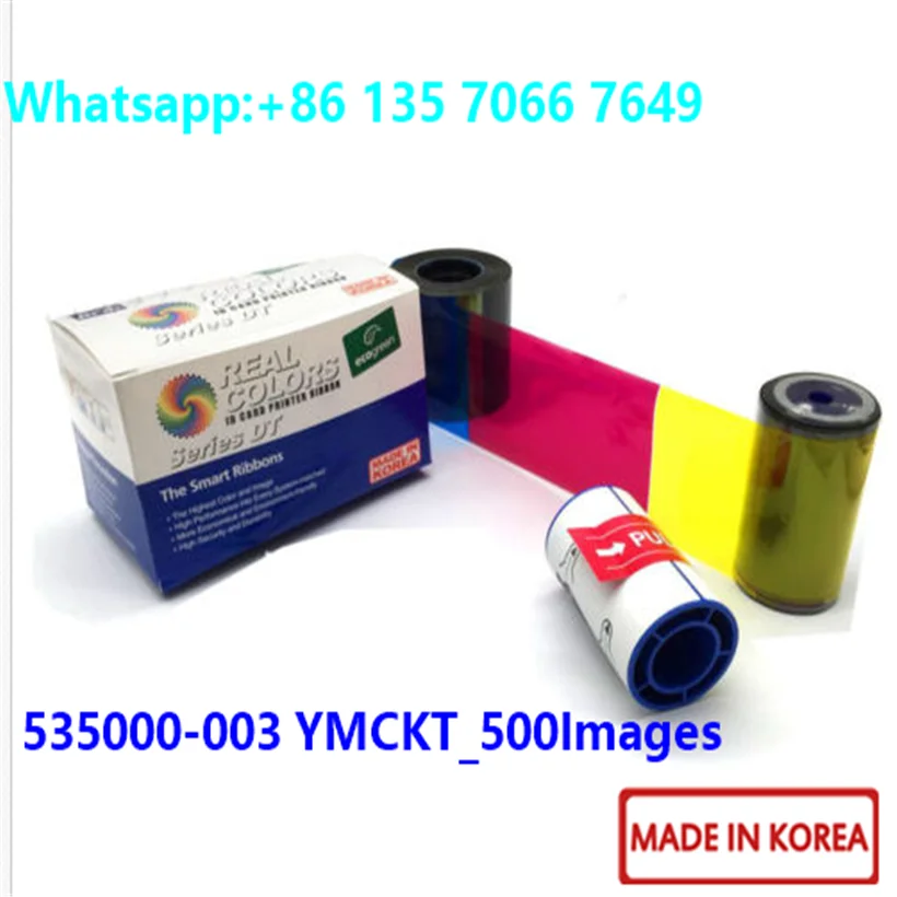 10 шт. детская лента CD800 535000 003 YMCKT 500 наборы для печати и очистки Сделано в