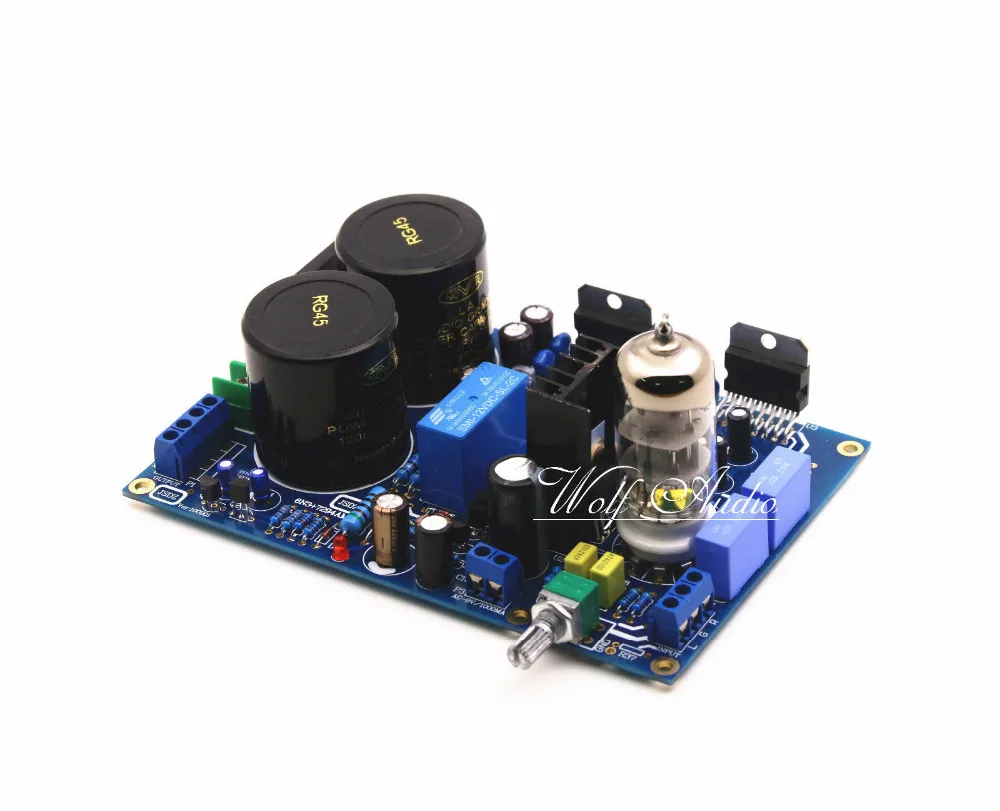 DIY комплект 6N3 трубчатый предусилитель TDA7294 платы усилителя 80 Вт + Вт|kit diy|kit kitskit board