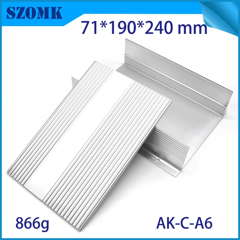 Анодированный Настенный алюминиевый корпус szomk (10 шт.) для серебристой