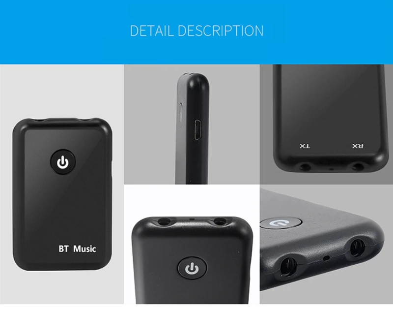 2 в 1 Передача приема беспроводной Bluetooth AUX адаптер 4,2 3,5 мм разъем аудио для столов ТВ домашняя звуковая система Автомобильная стерео система