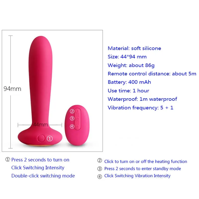 Анальный секс игрушки согревающий Примо Анальная пробка Вибраторы мужчина