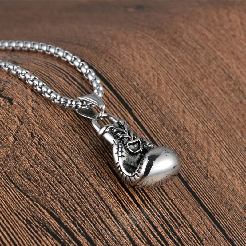 Мм 31 5 мм титановая сталь Фитнес бейсбольная перчатка кулон для мужчин ретро