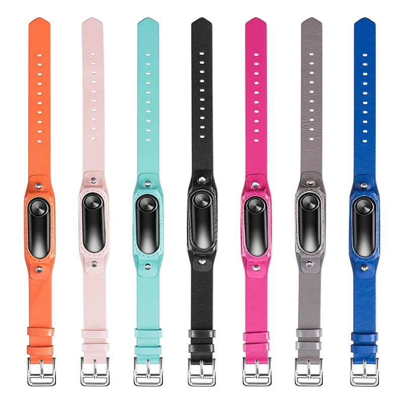 Ремешок для часов Essidi из мягкой кожи с защитой от пота сменный ремешок Xiaomi Mi Band 2