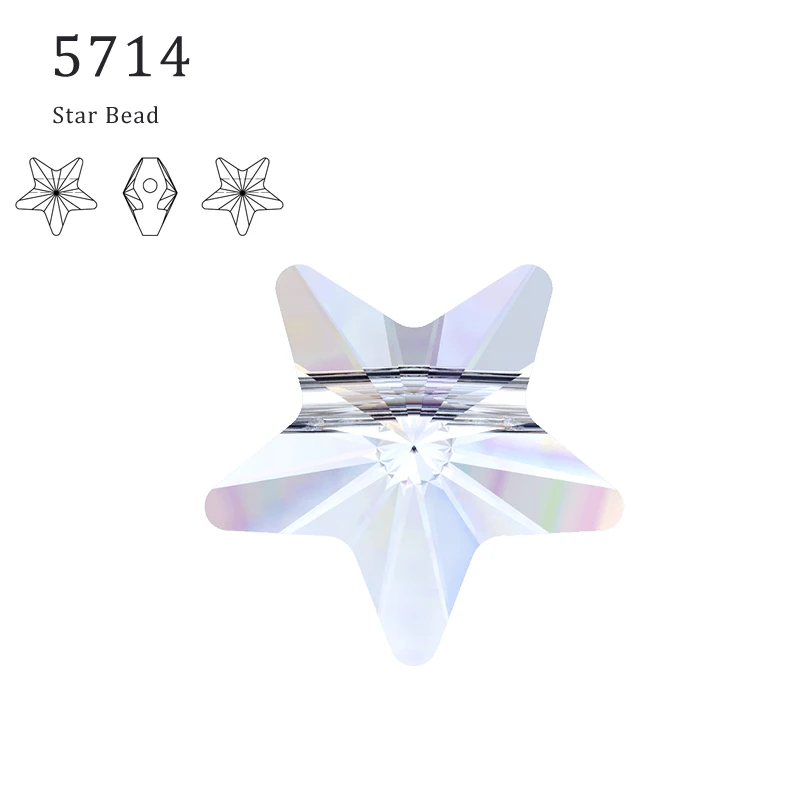 Joyashiny (1 шт.) 100% оригинальный кристалл Swarovski 5714 Звездные бусины Стразы сделаны в