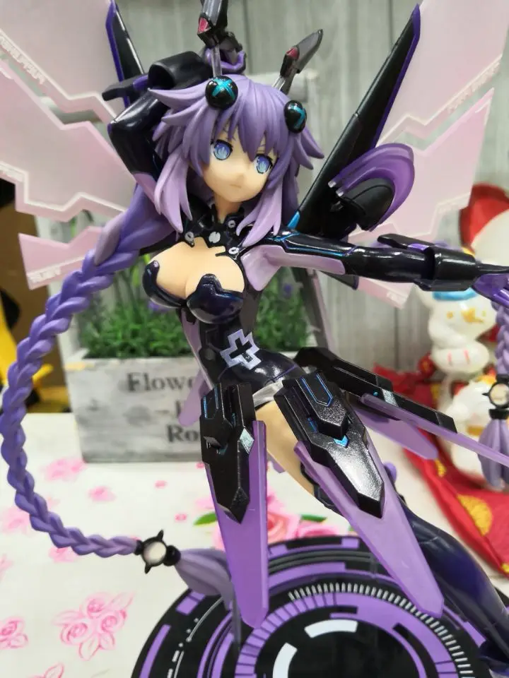 Hyperdimension Neptunia фиолетовое сердце фигурки 1/7 масштаб предварительно окрашенная игрушка модель 35 см