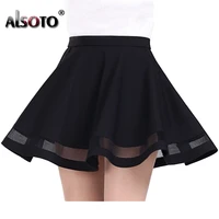 2021 summer women skirt fashion elastic faldas ladies midi skirt sexy girls mini pleated skirts saias etek jupe korea clothes