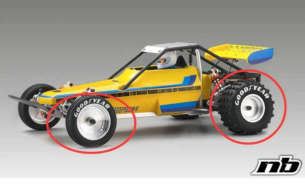 Kyosho SC30614 30615 песочные супер передние и задние шины хороший год Rim x4 scorpion|rim tire|tire