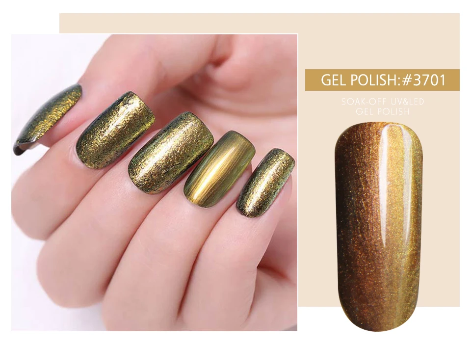 Saroline 12 видов цветов Хамелеон Ультрафиолетовый Гель лак Блестящий эмалевый для