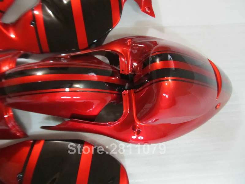 Высокое качество Пластиковые обтекатель комплект для Suzuki GSXR1300 96 97 98 99 00 07 красно