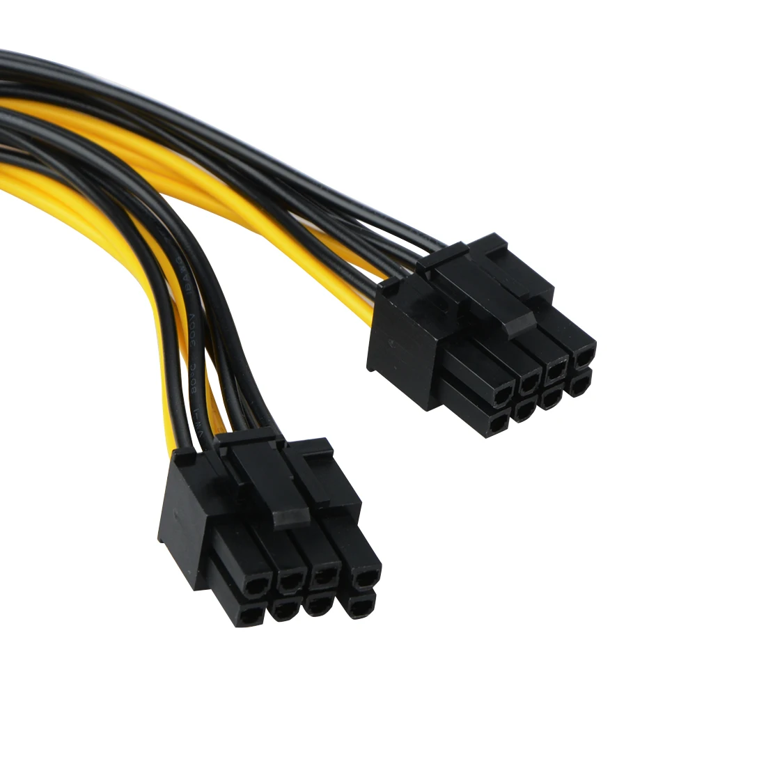 PCI E PCIE 8 контактный Женский адаптер на два порта P 6 + 2 позиционный Штекерный разъем