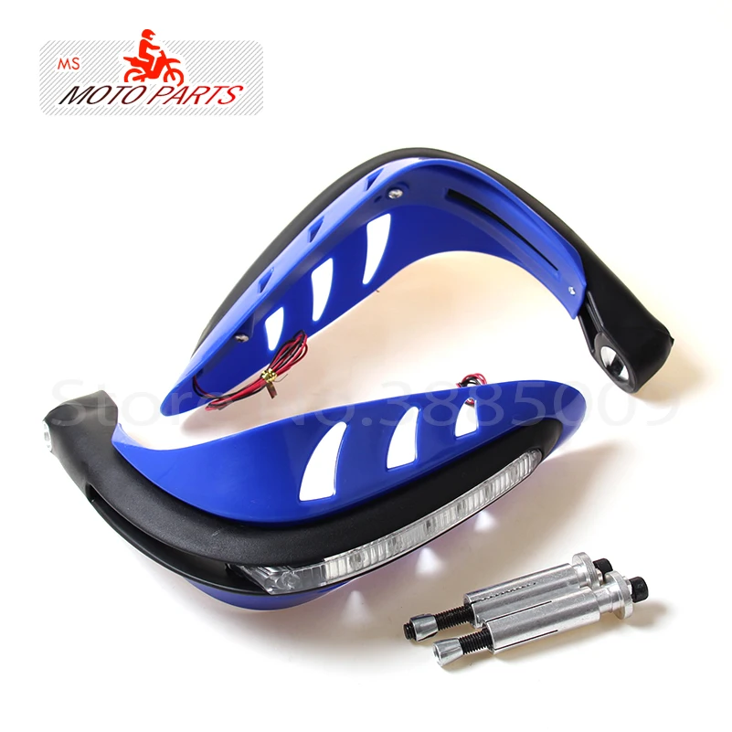 

ATV Handguards Universal MOTORCYCLE MOTOCROSS DIRTBIKE MX ATV HAND GUARDS LED for dual road handguards