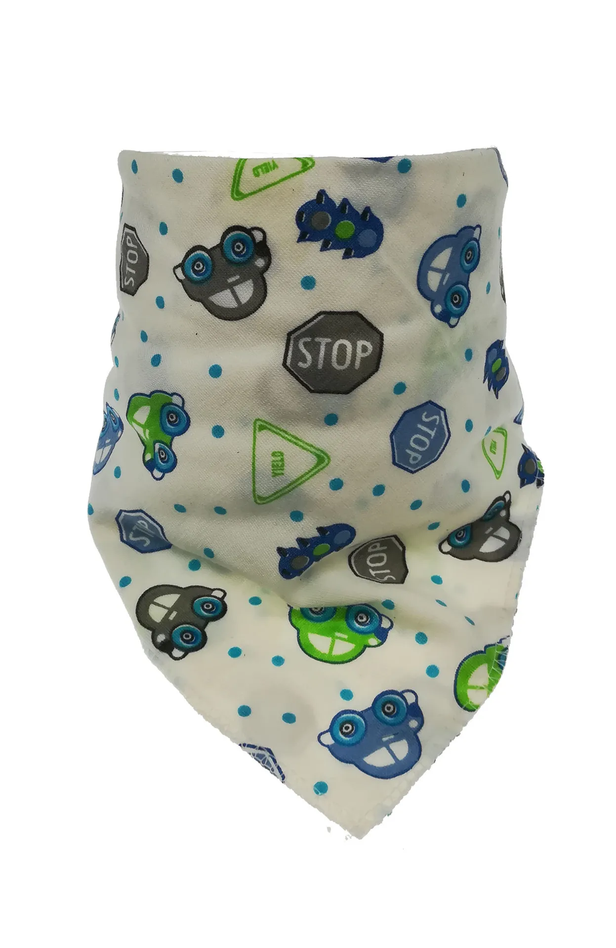 Cotton Bandana Bibs Baby Babador Feeding Smock Infant Burp Cloths Cartoon Saliva Towel Baby Eating Accessory Soft Baby Stuff - Цвет: 31