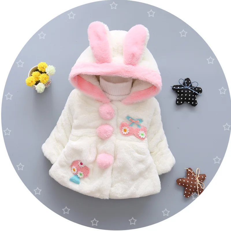 Зимние Детские Девушки Искусственного Меха Руно Пальто Партия Театрализованное