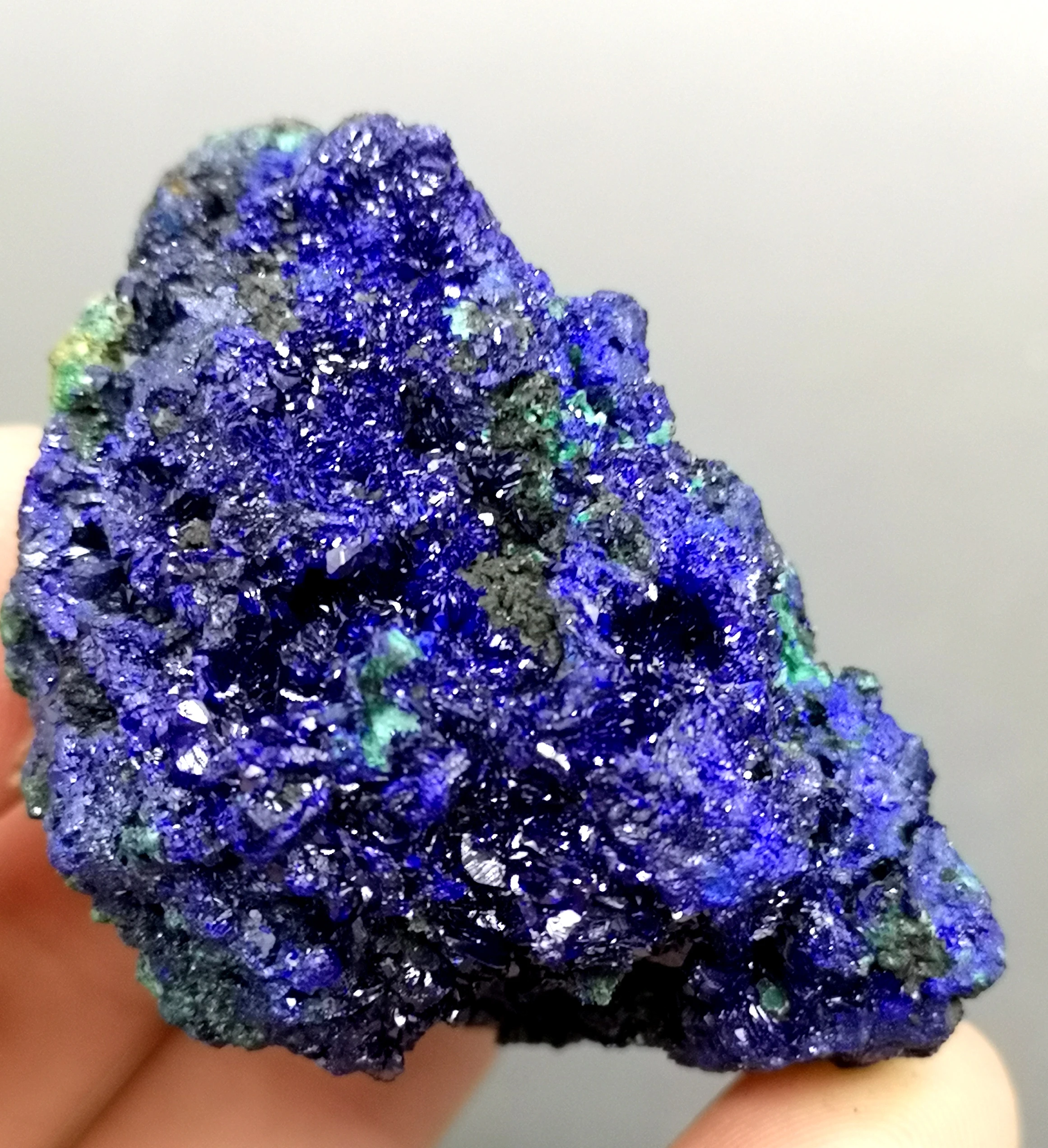 Лучше всего! 58 г Натуральный Камень Блестящий Азурит и Малахитовый