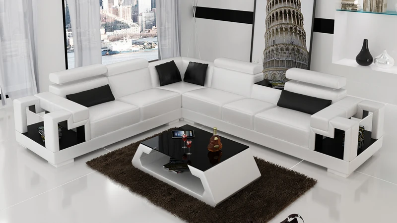 Современный кожаный угловой диван для гостиной Германия 0413 K5001B|corner sofa set|sofa setmodern