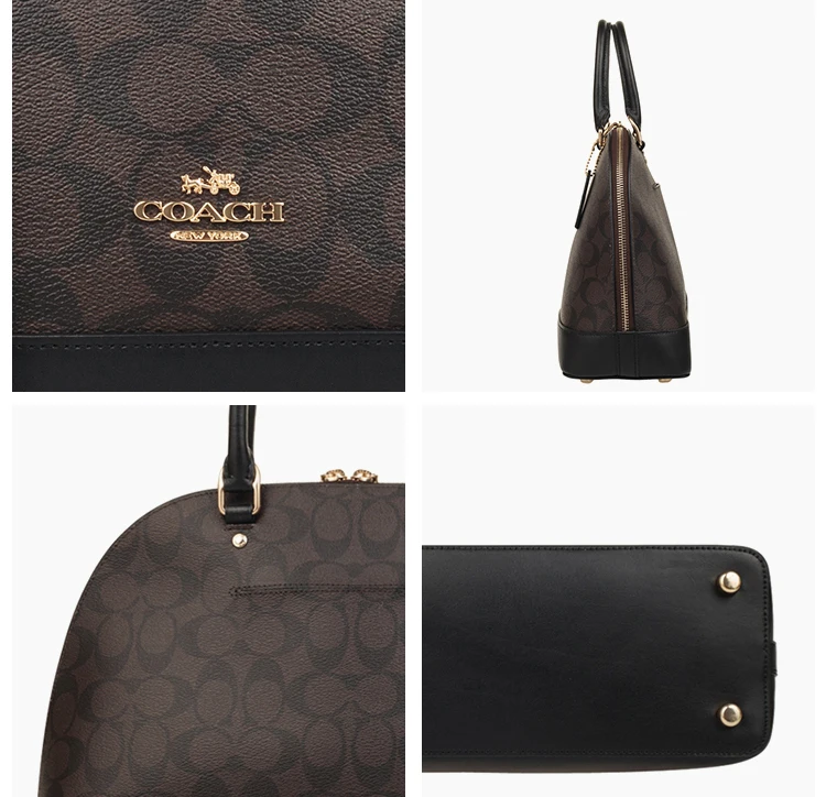 Подлинная оригинальная и фирменная Новинка COACH Sierra Фирменная купольная сумка женская сумка кошелек сумка F27584