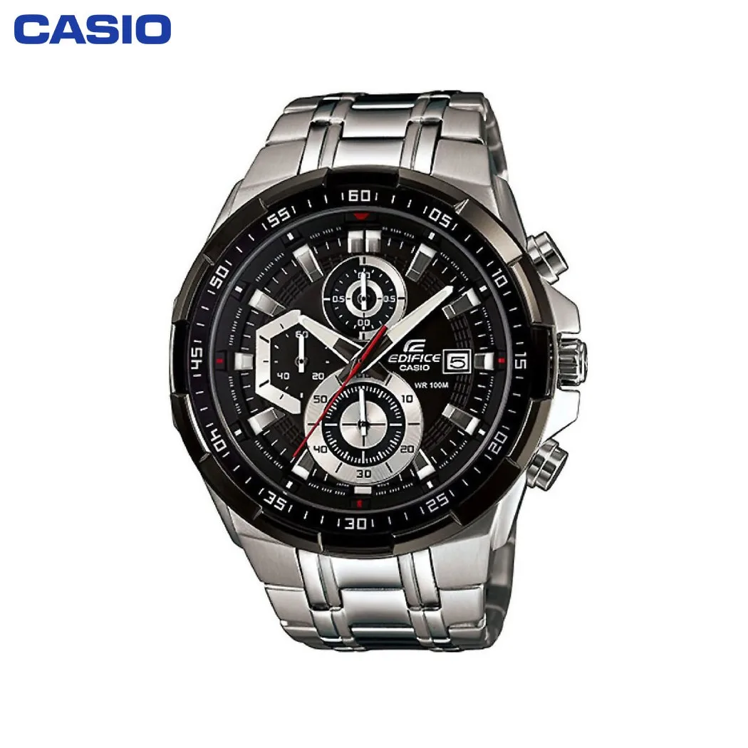 Наручные часы Casio EFR 539D 1A мужские с кварцевым хронографом на браслете|Мужские