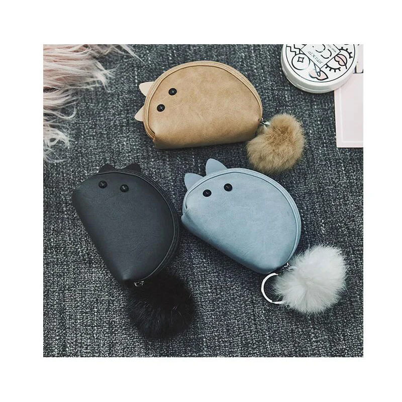 XZXBBAG женский милый мини кошелек с мышкой маленький на молнии сменный для девушек