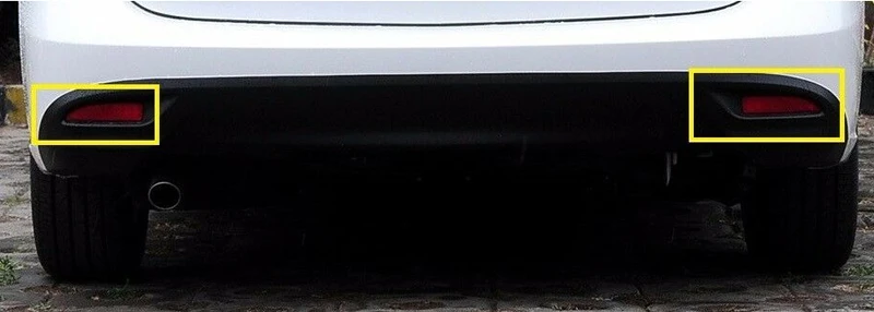Задний бампер левый правый боковой маркер лампы отражатель для Mazda 3 5 6