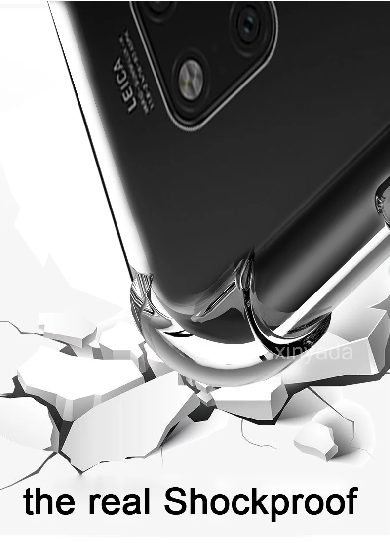Clear Soft Bumper Shockproof Cover Case For Huawei P30 Mate 20 Pro Lite 10 P20 Shell Air Cushion Silicone TPU armor coque |