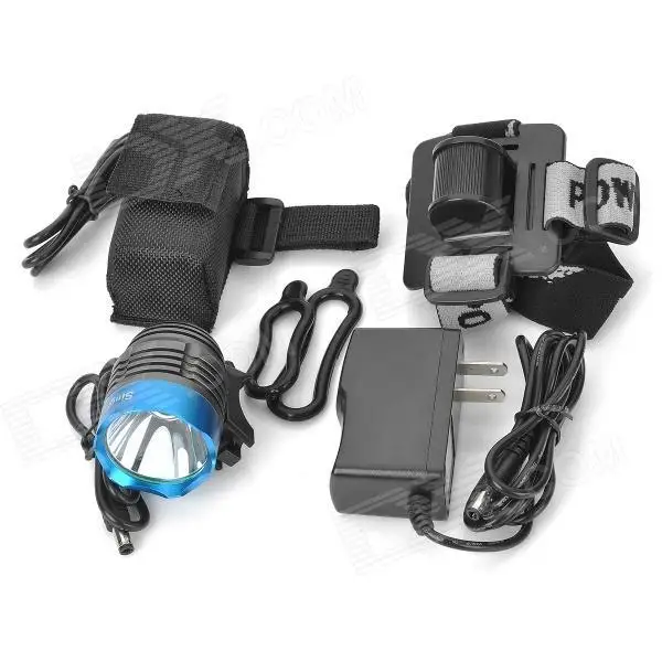 SingFire SF-90 Cree XM-L T6 800lm White 4-Mode Crown Head Bicycle Headlamp - Black + Blue (4x18650)bike light led bicycle | Спорт и