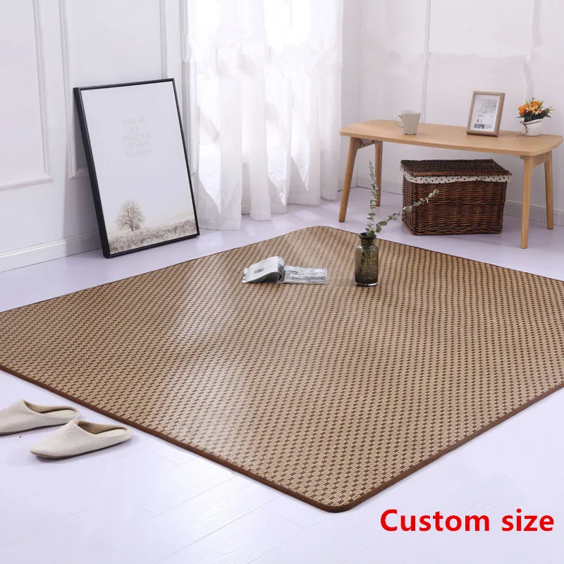 Летний японский ковер утолщенные татами Ротанговые сиденья ковры складной