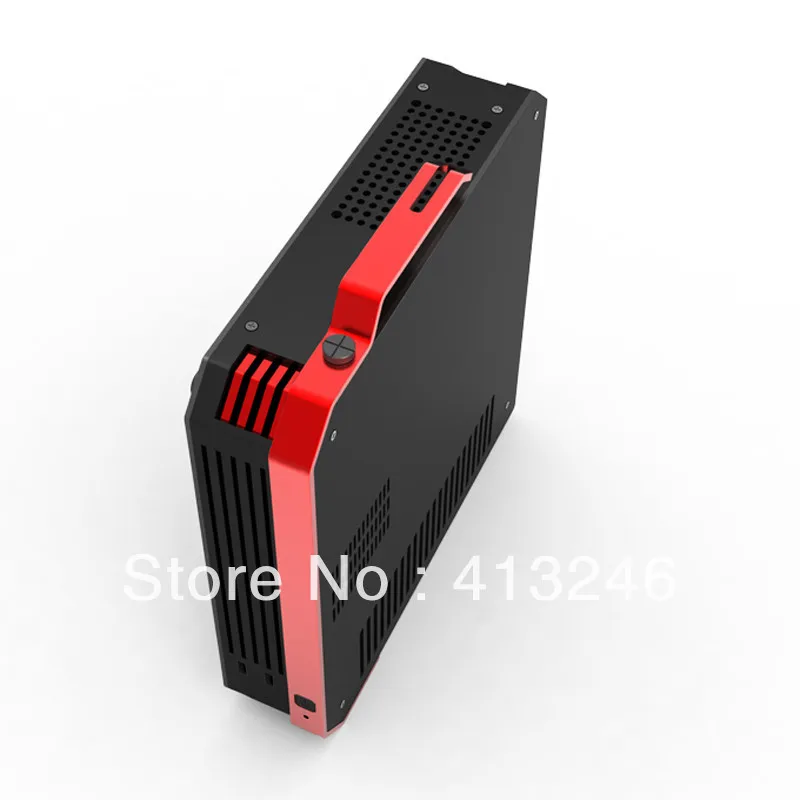 Настольный ПК DIY мини HTPC ITX компьютерный чехол из чистого алюминия Мини