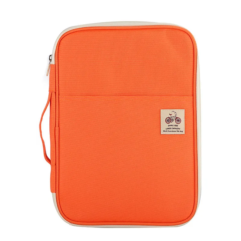 

Multi-functional Filing Products Portable Waterproof Bag For Notebooks Pens Computer Briefcase A4 Document Make Up Bags