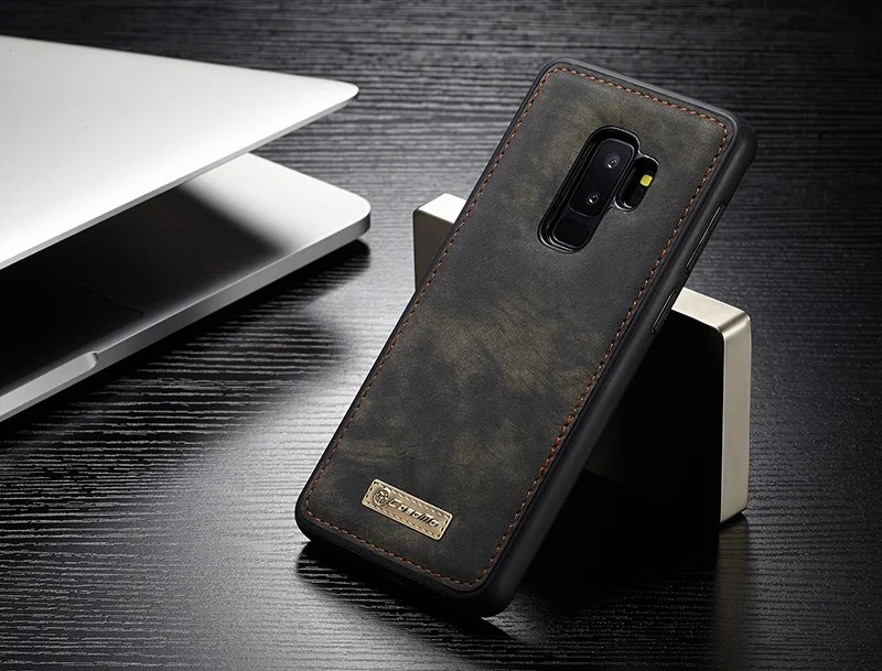Роскошный чехол me из натуральной кожи для samsung Galaxy S8 S9 S10 Plus E 5G A70 A50 A40 Note 10 9 8 откидной Магнитный чехол-кошелек для телефона