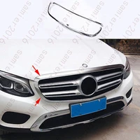 3x front grill grille cover trim moulding for mercedes benz glc class x205 2016 2017