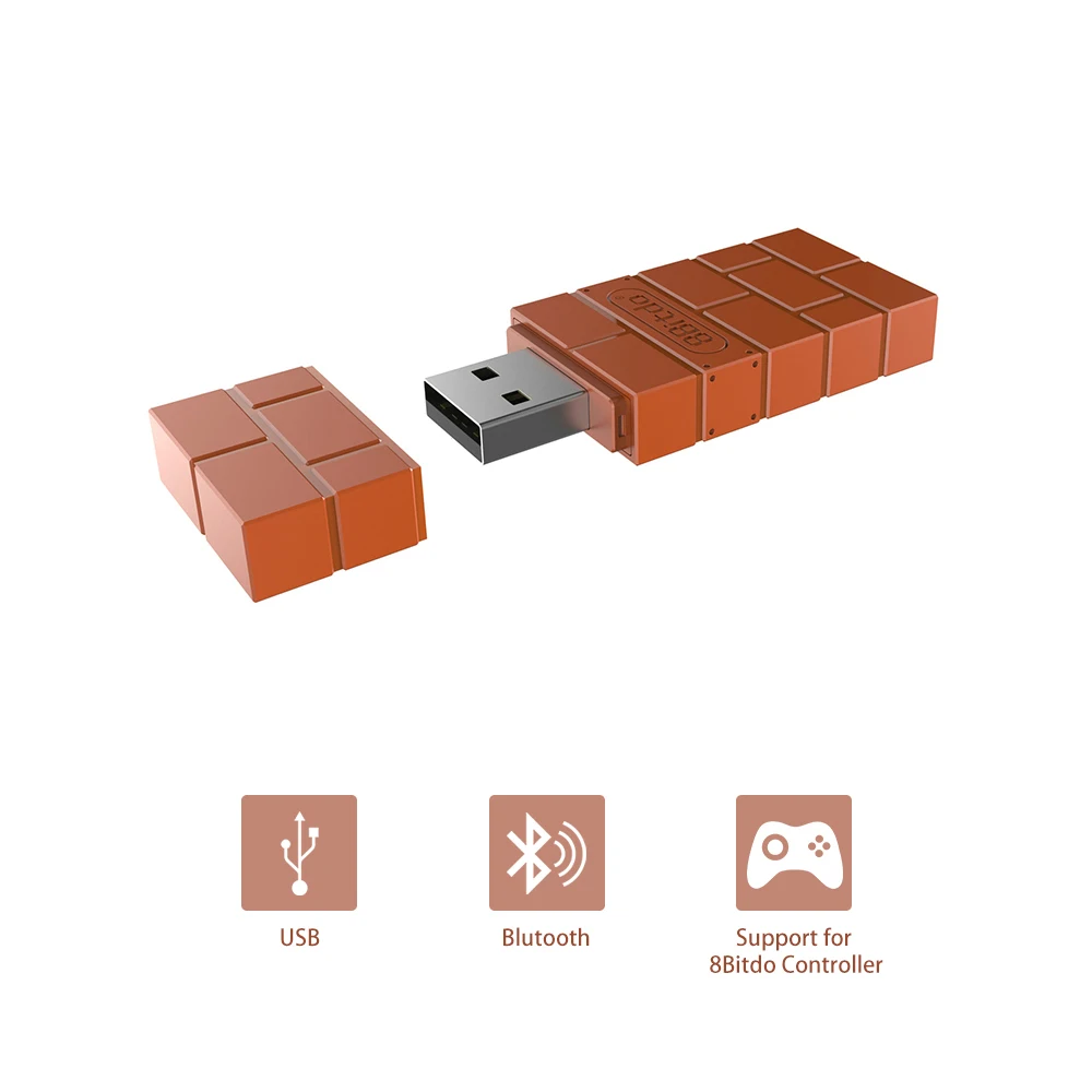 8-битдо USB беспроводной Bluetooth адаптер для Windows Mac Raspberry Pi Nintendo переключатель