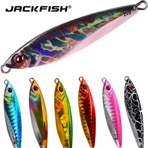 JACKFISH свинцовая Вибрирующая Рыболовная Приманка 14 г 21 г 30 г наживка с подсветкой, металлическая ложка для зимней рыбалки, подходит для джиггинга, жесткая подледная приманка