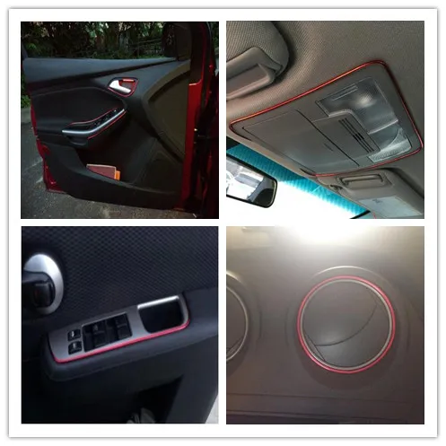 Interior car styling stickers accessories FOR alfa romeo renault can clip citroen seat ibiza peugeot 206 audi a6 C5 | Автомобили и