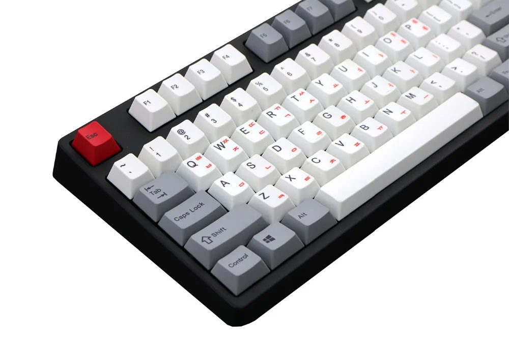 108/112 клавиш сублимированная корейская печать pbt keycap для механической клавиатуры Cherry filco Ducky keycap Вишневый профиль