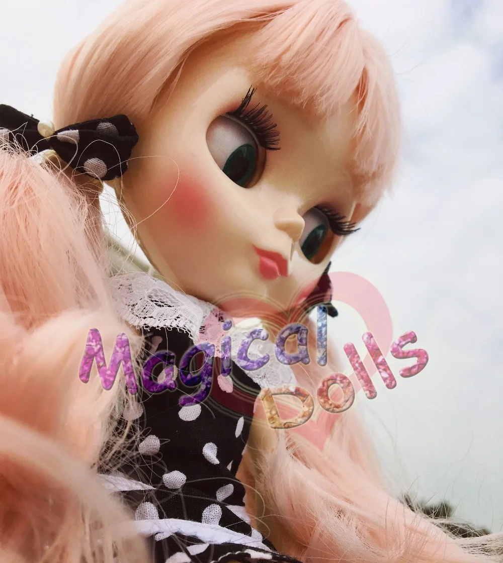 Free shipping cost lace collars dot casual kawaii clothes for blyth 1/6 dolls bowknot decoration layered dresses ball gown skirt | Игрушки и
