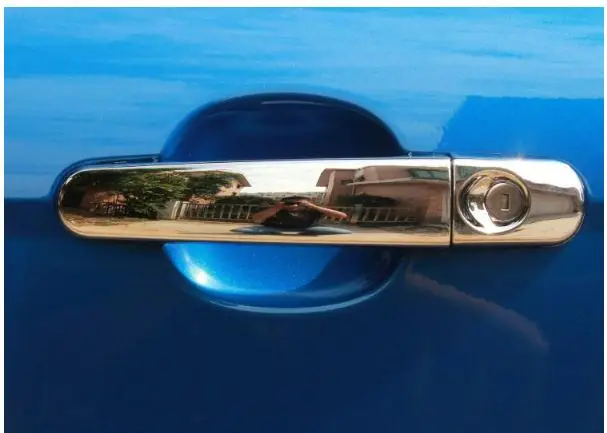 Для Ford focus 2 2005-2011 ABS хромированная накладка на дверные ручки автомобильные