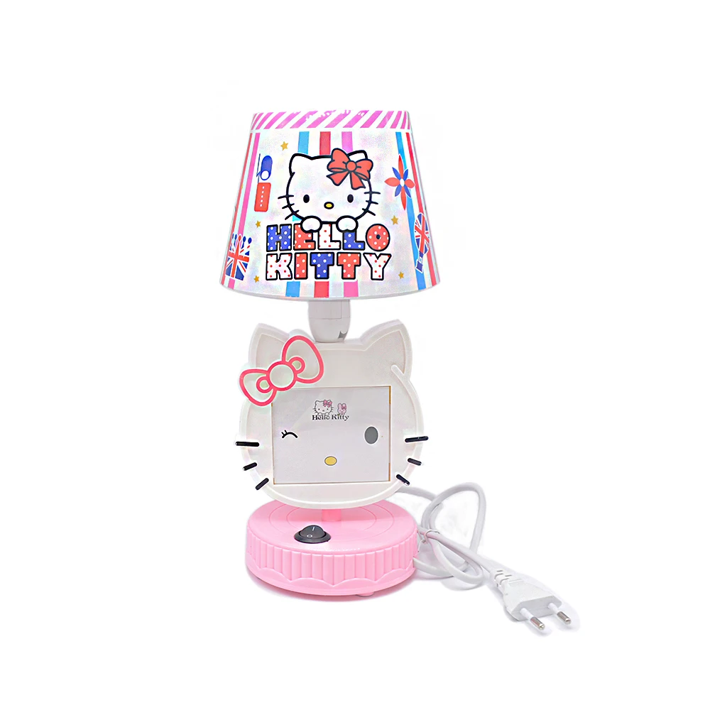 Розовые/красные светодиодные настольные лампы Hello Kitty ночные светильники