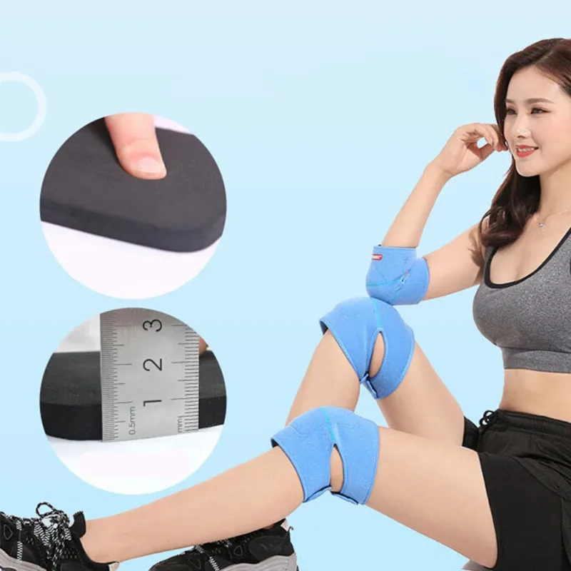 Спортивные наколенники Kneepad Brace Support Protection Anti-Slip Breathable Sleeve Strapping Gym Football Dance Volleyball Fitness on.