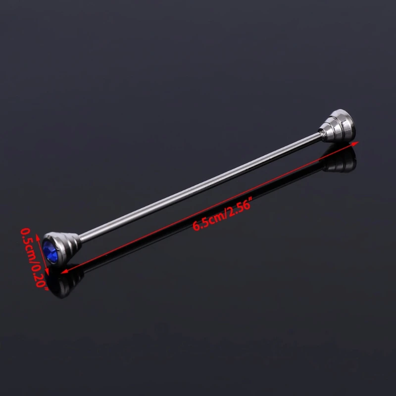 

Mens Shirt Collar Pin Necktie Tie Clip Clasp Brooch Bar Barbell Lapel Stick New