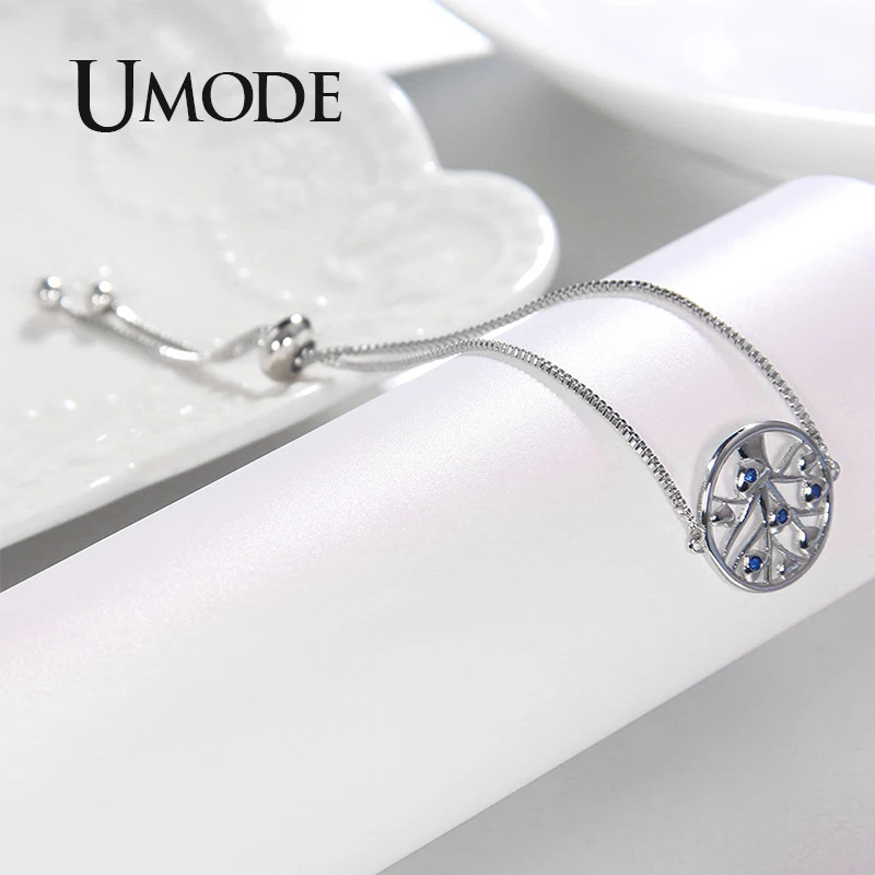 UMODE Life Tree Bracelets Lace Up Adjustable Bracelet For Women Bangles Femme Jewellery Accessories Free Shipping UB0167 |