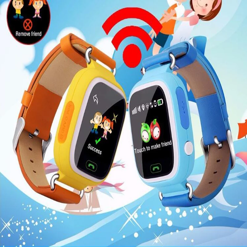 

Новые Детские Смарт-часы Q60 с GPS/LBS, наручные часы с кнопкой SOS, определителем местоположения, трекером для безопасности ребенка, монитором за...