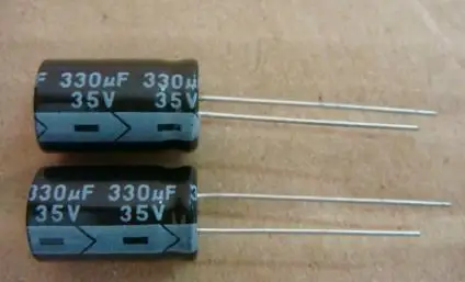 Новые и оригинальные чипы IC 330 мкФ 35V электролитический конденсатор с радиальными
