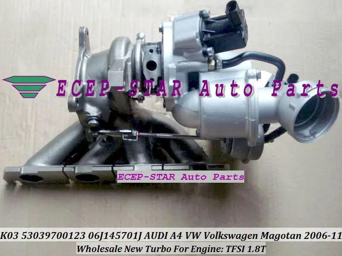 K03 53039700123 53039880123 06J145701J Turbo Turbine Turbocharger For AUDI A4 Volkswagen VW Magotan 2006-11 1.8L TFSI 1.8T | Автомобили и