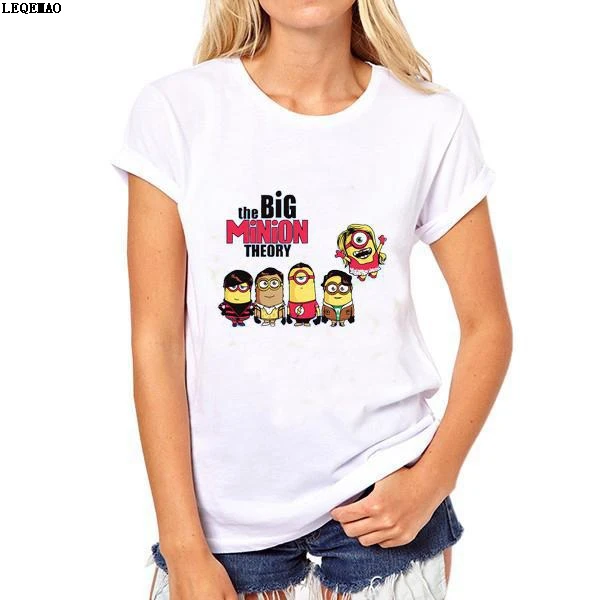 Fahison Camiseta Bazinga Футболки женские Дамы хип хоп Стиль Теория Большого Взрыва