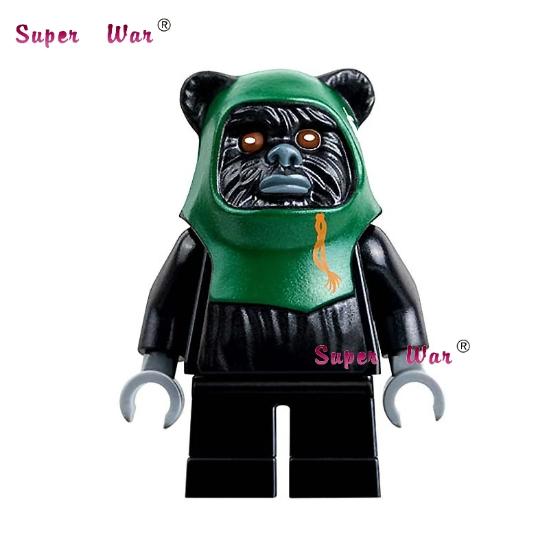 Один Logray pasloo Tan Ewok Tokkat Битва за эндор набор Teebo Калитка строительные блоки модели Кирпичи игрушки для детей - Цвет: pg741