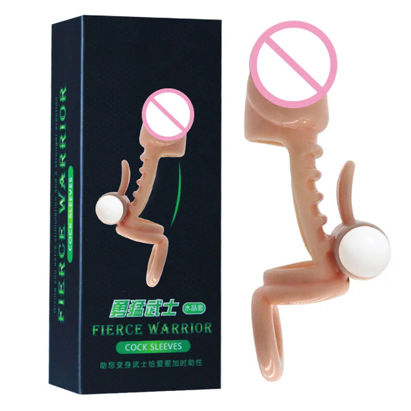 

Delay Condom Clit Massage Penis Cage Stick Masturbation Enhance Cock Ring Sex Toy Stimulate Utensils Cock Sheath Vibrator