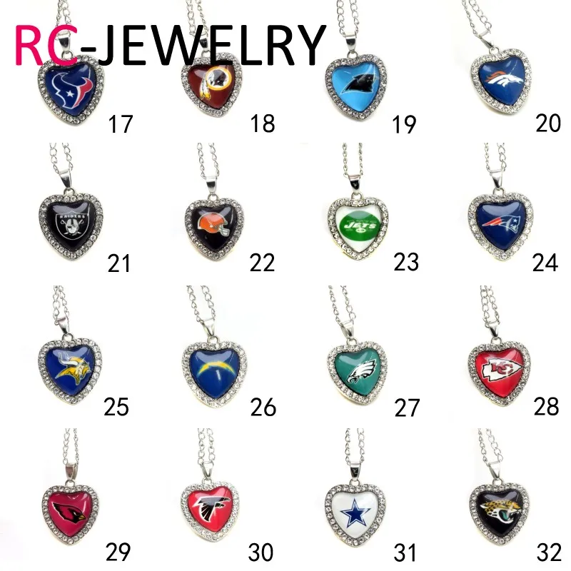 10 шт./лот Аризона кардиналов сердце Цепочки и ожерелья подвеска ювелирные